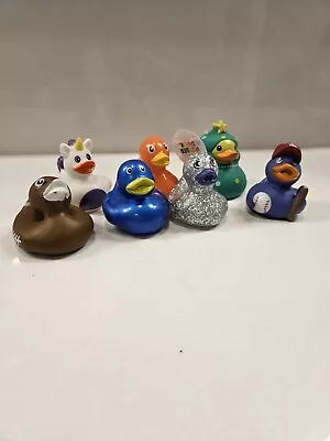 Lot Of 7 Rubber Ducks Dashboard Duckies 1D • $7.99