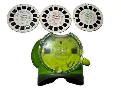 Fisher Price 2002 Mattel Green View Master Toy 3 Shrek 2 Reels • $13.43