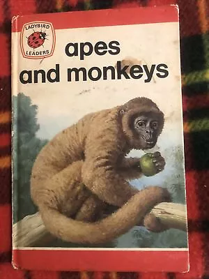 Vintage Ladybird Book: Apes And Monkeys Ladybird Leaders 737 1975 • £2.85