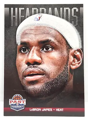 LeBRON JAMES ~ 2012-13 PANINI PAST & PRESENT / HEADBANDS #12 ~ CAVALIERS  LAKERS • $19.95