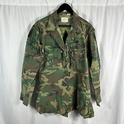 Post Vietnam War 1977 ERDL Camo Patched Special Forces Tropical Jacket • $175