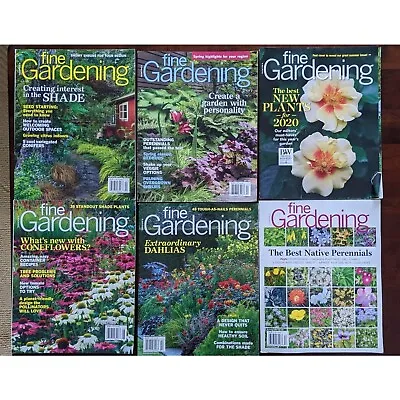 $29.99 • Buy Taunton's Fine Gardening Magazine Lot Of 6 - 2020