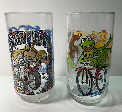  Vintage McDonalds Muppets Glasses The Great Muppet Caper Lot Of 2 • $17.57