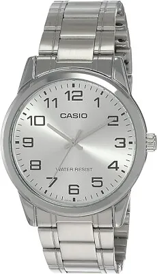 Casio MTP-V001D-7B Men's Standard Stainless Steel Easy Reader Silver Dial Watch • $24