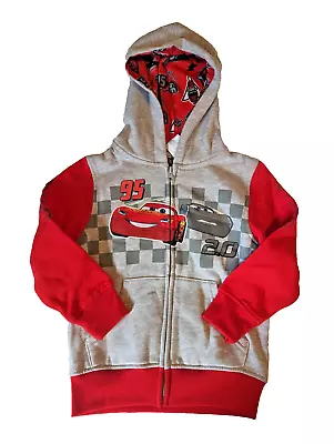 £8.25 • Buy Disney Pixar Cars Zip Up Hoodie Size 4 NWOT - Discontinued