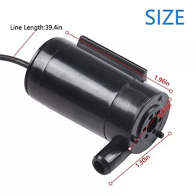 Quiet And Durable Submersible Water Pump For Cooling System Fountains Heater • £5.46