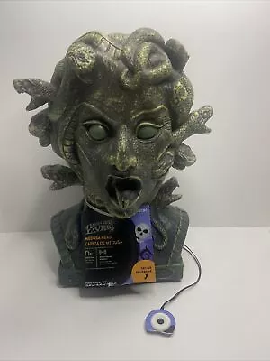 Medusa Halloween Talking Light Up Head With Moving Snakes Clash Of The Titans • £77.10