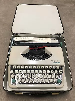 Portable Typewriter - Old But Working - Model Olympia Splendid 66 • £50