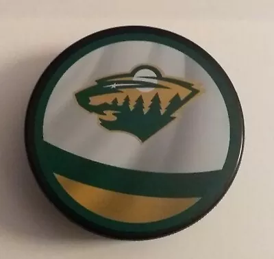 Minnesota Wild Reverse Retro Dual Logo NHL Hockey Puck • $10