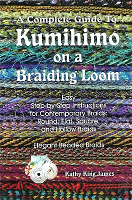 $19.95 • Buy A Complete Guide To KUMIHIMO On A BRAIDING LOOM-Easy Guide-Flat-Round-Square