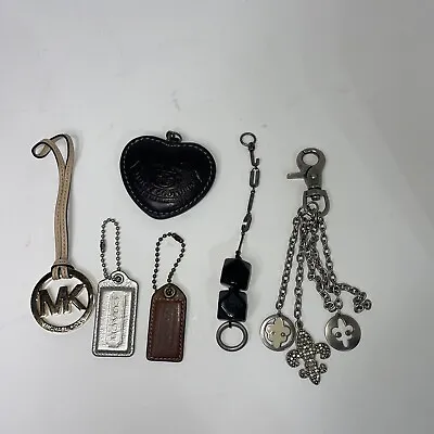 Coach Michael Kors Juicy Couture Kathy Van Zeeland Charm Keychain Fob Lot • $49.99