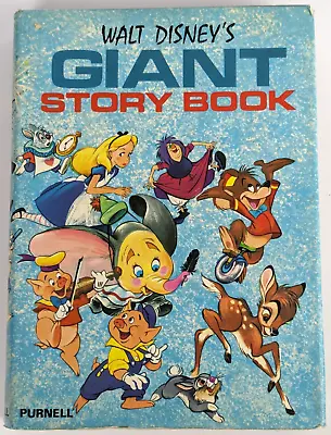 Walt Disney's Giant Story Book 1969 - Vintage Hardcover Free🇦🇺Postage • $24.99