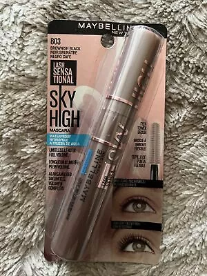 ❤️ Maybelline Lash Sensational Sky High Waterproof Mascara ~ Brownish Black 803 • $9.99