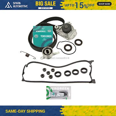 Timing Belt Kit Water Pump Gasket Fit 92-95 Honda Civic Del Sol 1.6L SOHC D16Z6 • $75.99