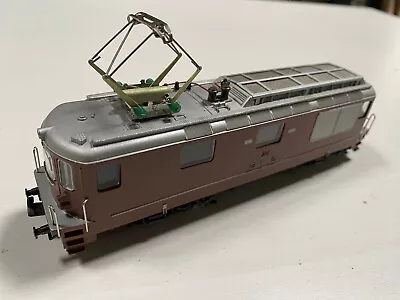 HO HAG #181 Switzerland BLS Re 4/4 261 Electric Locomotive DC Diecast Beautiful! • $209