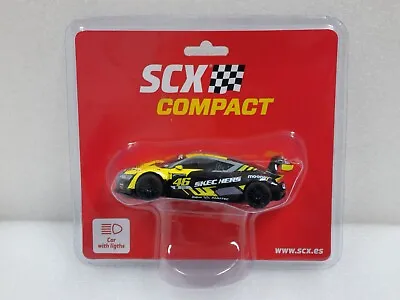 SCX Compact C10469 Audi R8 LMS Rossi #46 1/43 Slot Car Use With Carrera GO • $24.95