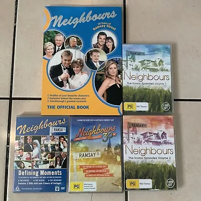 Neighbours Official Book & Dvd Lot Set Volume 1 & 2 & More  • £43.87