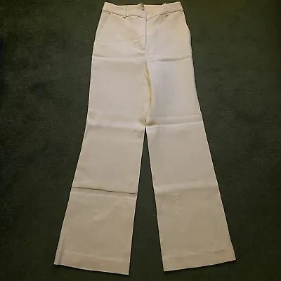 H&M Ivory White High Waist Pants - Size 6 • $16