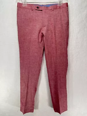 Paisley & Gray Men's 31x32 Slim Fit Flat Front Pants NWT Red • $18.95