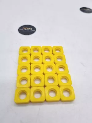 £15 • Buy 20 Meccano Pieces Parts Of Junior Construction Set Spares Yellow Nuts Plastic 