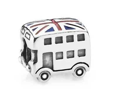 Genuine Pandora Silver London Bus Charm BRAND NEW With Pouch 791049ER • £30