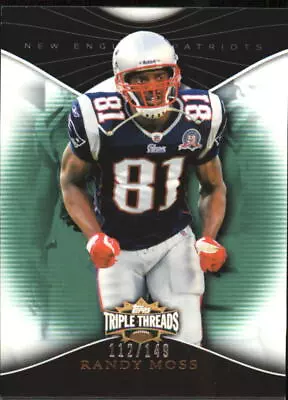 2009 Topps Triple Threads Emerald #75 Randy Moss /149 • $5.40