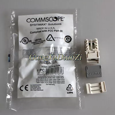 QTY:10 CommScope Six Types Of Network Information Module RJ45CAT6 MGS400-262 # • $38.99