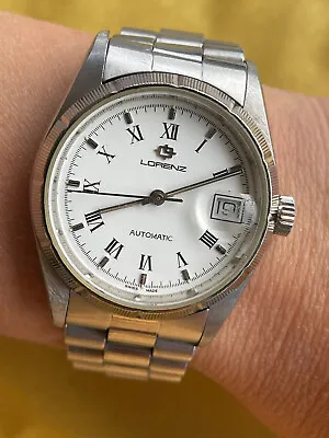 $249 • Buy Lorenz Date Automatic Eta 2824-2 Watch 19562 Mens 36mm Swiss Made