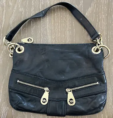 Michael Kors Jamesport Black Small Shoulder Bag - Super Soft Leather • $44.50