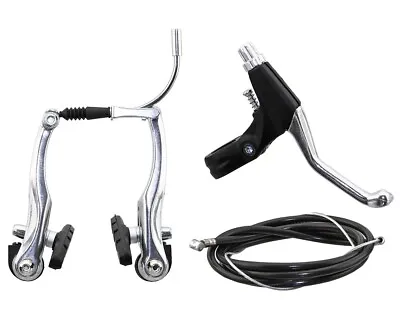 Bike Bicycle Alloy Complete REAR V-Brake Set 110mm Silver. • $16.25