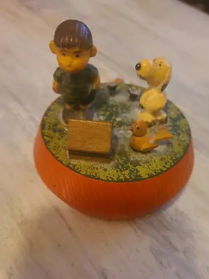 Vintage 1972 Peanuts Anri United Features Syndicate Music Box Not Working • $10