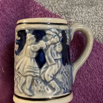 VTG Miniature Ceramic German Beer Stein 2” Tall Collectible • $7