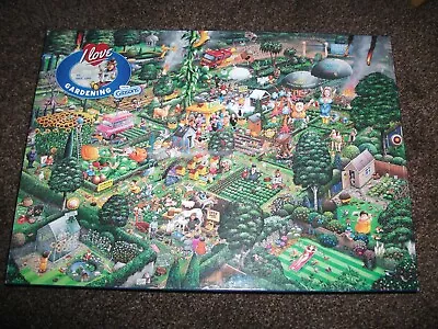 Gibsons Jigsaw - Mike Jupp - I Love Gardening - 1000 Piece - VERY GOOD CONDITION • £2.99