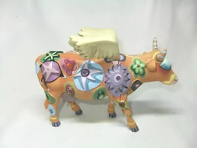 Westland Cow Parade AngeliCow 2000 Resin Cow Figure Statue #9127 - Retired Boxed • £49.99