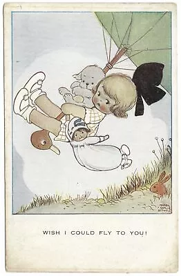 £3.70 • Buy Wish I Could Fly To You! By Mabel Lucie Attwell Unused C1921 - Valentine's