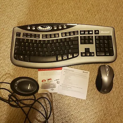 Microsoft Wireless Desktop Combo 3000- Keyboard Mouse Receiver - USB • $40.99