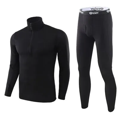 Men Winter Long Sleeve Thermo Underwear Long Clothes Men Thick Thermal Clothing • $38.25