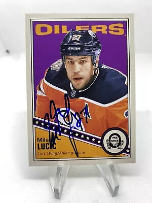 Milan Lucic Signed Autograph 2019-20 O-Pee-Chee Card #378 Flames Oilers Bruins • $11.49