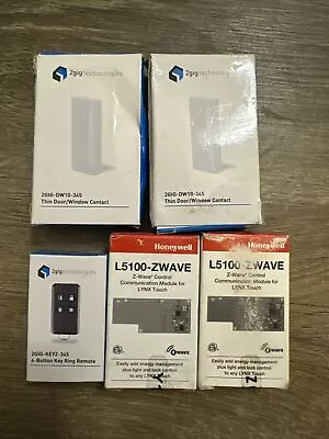 Lot Of 2 L5100-ZWAVE Communication Module Of 2 2 Gig-DE10-345 Dor/window Contac • $45