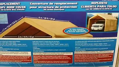 Costco Roof Top Replacement Cover For Carport Canopy Shelter 10' X 20' Original • $157.99