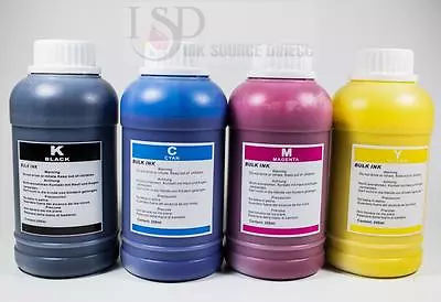 4x250ml Non-OEM Pigment Ink Kit For Epson126 T126 WorkForce 7510 7520 7010 • $54.66