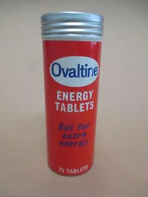 Ovaltine Tin Energy Tablets Vintage Australian • $40