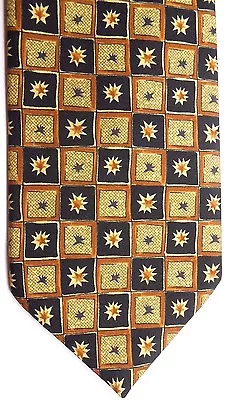 St Michael Men's Silk Tie 57  X 3.75  Multi-Color Geometric • $6.99