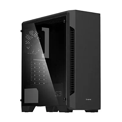 Zalman S3 ATX Mid Tower Computer Case W/Tempered  Assorted Styles  Colors  • $72.76