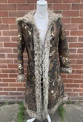 £180 • Buy True Vintage 70s Penny Lane Afghan Coat UK10/12 Hippy Festival Boho
