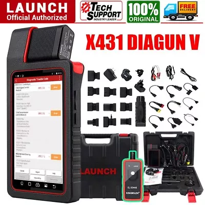 LAUNCH X431 Diagun V+ PROS Elite Bidirectional Car Diagnostic Tool ECU Coding • $549