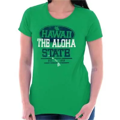 $16.99 • Buy Hawaii The Aloha State Vacation HI Gift Graphic T Shirts For Women T-Shirts