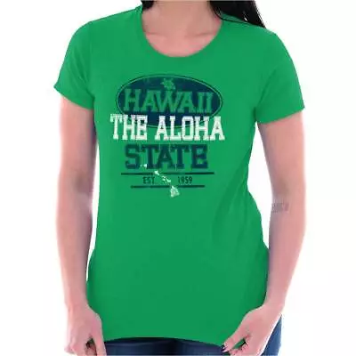 $16.99 • Buy Hawaii The Aloha State Vacation HI Gift Graphic T Shirts For Women T-Shirts