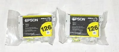 Epson Printer Ink TWO 126 Yellow - OEM NEW In Package • $9