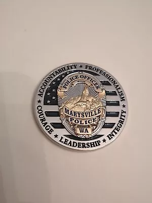 Marysville Washington Police Department Challenge Coin     • $24.99